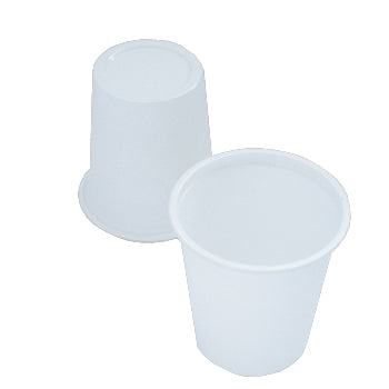 Copos Plástico 100ml Branco 50un - 6611001