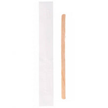 Carregar imagem no visualizador da galeria, Mexedor Bebidas 110mm Madeira (Emb Individual) 100un - 6621024