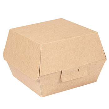 Caixa Hamburguer THEPACK 14,4x13,6x9,2cm Natural 50un - 6621139