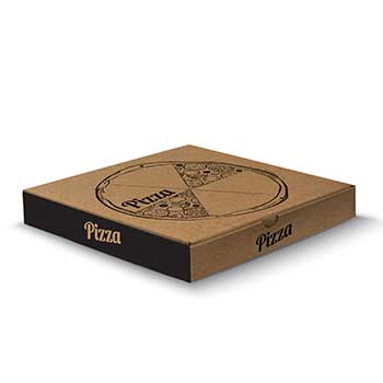 Caixa Pizza Cartão Kraft 360x360x35 100un - 6621190