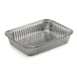 Embalagem Alimentar Alumínio 1125ml Retangular c/Tampa 100u - 6621231