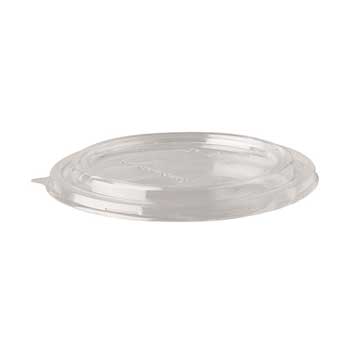 Tampas Ø15cm Saladeiras Redondas PLA Transparente 50un - 6621270