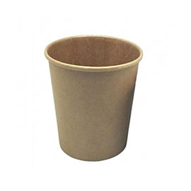 Caixa Alimentar 920ml Cartão Kraft Redonda s/Tampa 25un - 6621323