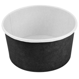 Saladeiras 1000ml Cartão Redondo  Ø150mm Cor Preto 50un - 6621351