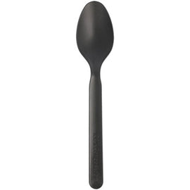 Colheres Sopa C-PLA Reutilizáveis 16cm Preto 50un - 6621391