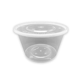 Taça Sopa PP 1000ml Redonda c/Tampa 50un - 6621417