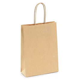 Saco 115g 24x09x31cm Papel Kraft c/Asas 1un - 6701687