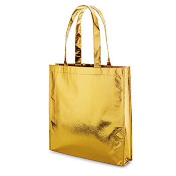 Saco de Compras Non-Woven Dourado Laminado - 6701804