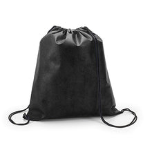 Carregar imagem no visualizador da galeria, Saco Mochila Non-Woven Preto 37x41cm - 6701807