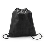 Saco Mochila Non-Woven Preto 37x41cm