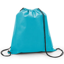 Carregar imagem no visualizador da galeria, Saco Mochila Non-Woven Azul Claro 37x41cm - 6701814