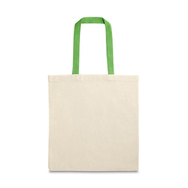 Saco de Compras 100% Algodão Alças em Verde Compridas - 6701817