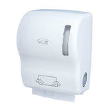 Dispensador Toalhas Rolo c/ Auto-Corte ABS Branco