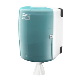 Dispensador Toalhas Mao Rolo TORK W2 Branco/Turqueza - 682653000