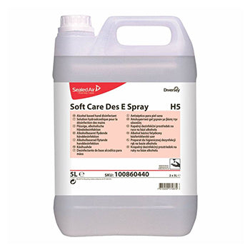 Desinfetante Soft Care DES e Spray H5 (base álcool) 5Litros - 683100860440