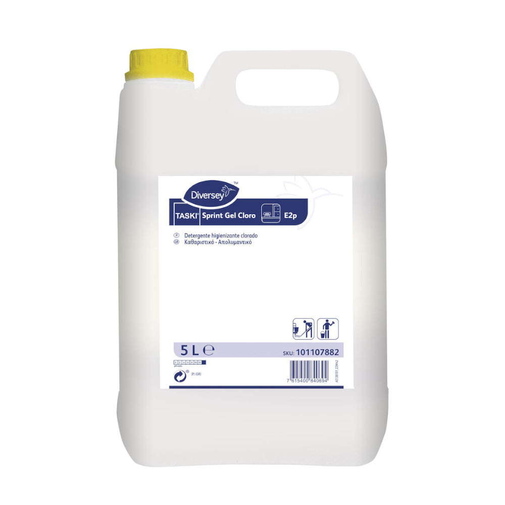 Detergente Higienizante Clorado TASKI Sprint E2p 5L - 683101107882