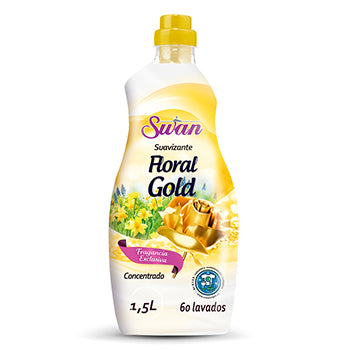 Amaciador Roupa Swan Floral Gold 60 Doses 1,5L - 6831126