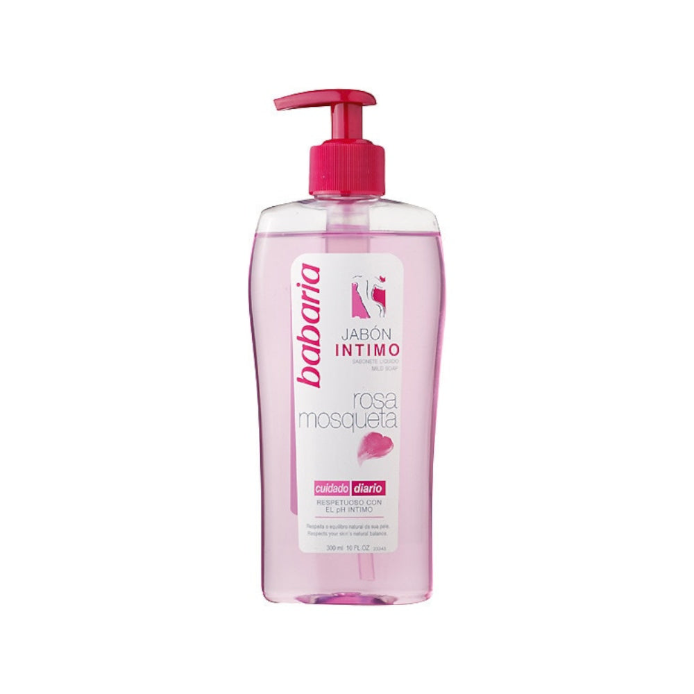 Sabonete Líquido Intimo Babaria Rosa Mosqueta 300ml - 6831318