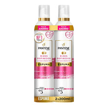 Carregar imagem no visualizador da galeria, Espuma Cabelo Pantene Caracóis Definidos Pack 2x200ml - 6831395