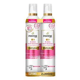 Espuma Cabelo Pantene Caracóis Definidos Pack 2x200ml - 6831395
