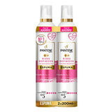 Espuma Cabelo Pantene Caracóis Definidos Pack 2x200ml