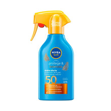 Carregar imagem no visualizador da galeria, Protetor Solar SPF50 Nivea Sun Protege&amp;Bronzeia Spray 270ml - 6831407