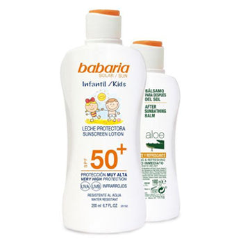 Protetor Solar SPF50+ Babaria Kids 200ml + After Sun 100ml - 6831409