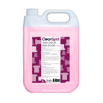 Amaciador Roupa Cleanspot Rosa 185 Doses 5L - 6832002