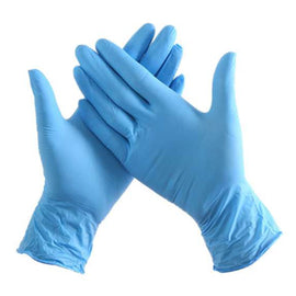 Luvas Nitrilo s/Pó Azul Tamanho M Pack 100un - 6841071