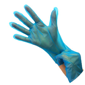 Luvas Polymer s/ Pó Azul Tamanho L Pack 200un - 6841195