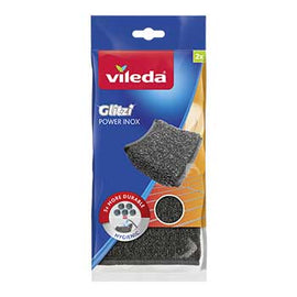 Esfregão Glitzi Power Inox Vileda 2un - 684141656
