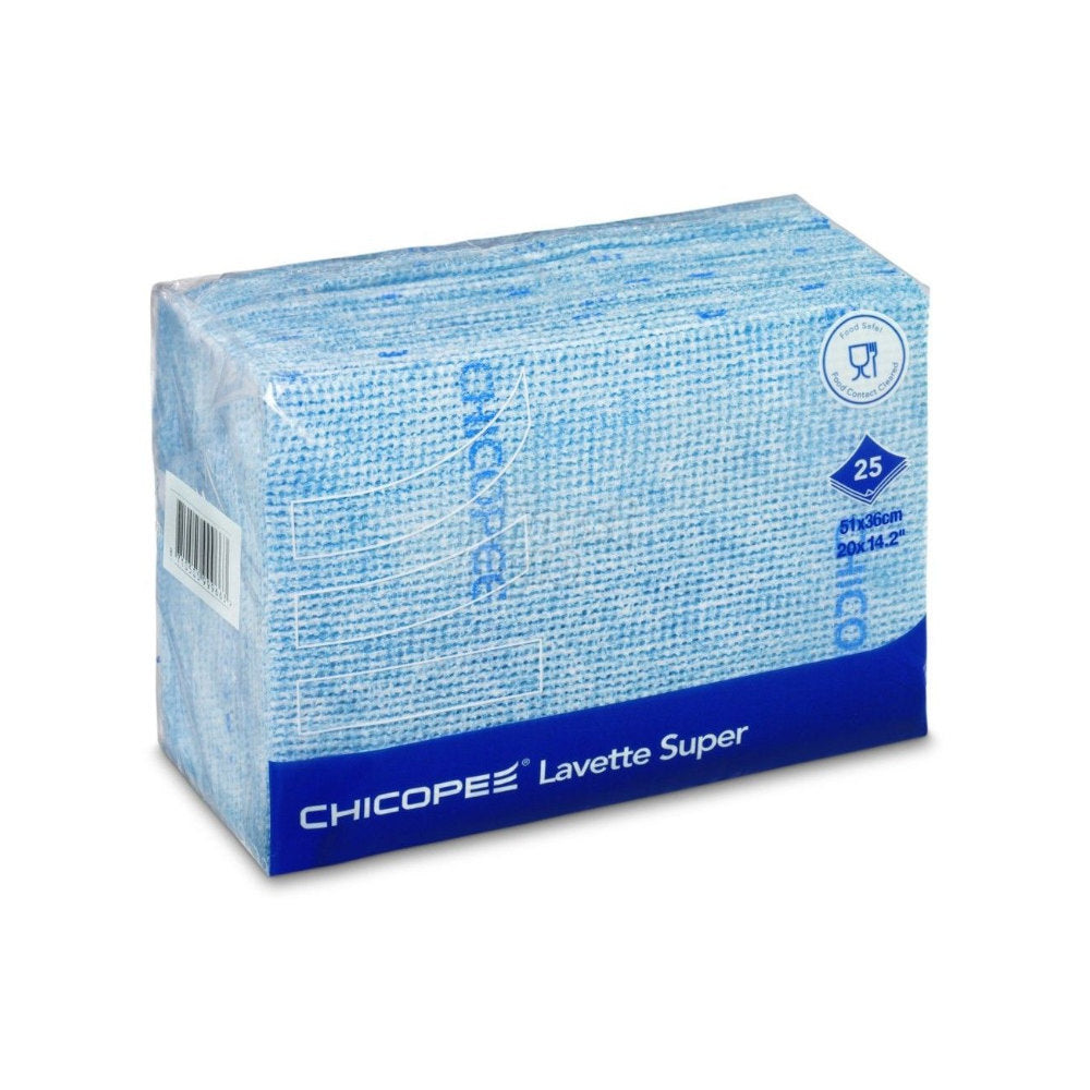 Pano Não Tecido 51x36cm Chicopee Lavette Super Azul 25un - 68574466