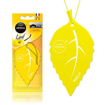 Ambientador Carro Aroma Car Leaf Vanilla - 6861169