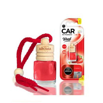 Ambientador Carro Aroma Car Wood Strawberry 6ml - 6861174