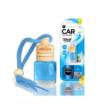 Ambientador Carro Aroma Car Wood Fresh Linen 6ml - 6861175