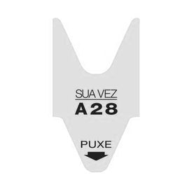 Rolos Senhas Marcação de Vez Cor Branco Rolo 1un (2000un) - 7561009