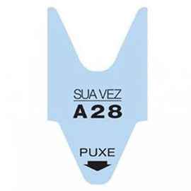 Rolos Senhas Marcação de Vez Cor Azul Rolo 1un (2000un) - 7561011