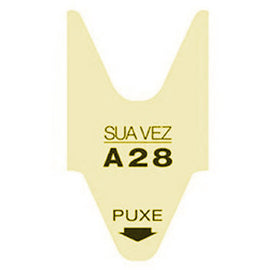 Rolos Senhas Marcação de Vez Cor Amarelo Rolo 1un (2000un) - 7561013