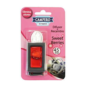 Ambientador Carro Sweet Berries Difusor+Recarga - 8681086