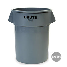 Carregar imagem no visualizador da galeria, Contentor 121Litros s/Tampa Redondo Brute Cinza - RUBFG263200GRAY