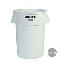 Carregar imagem no visualizador da galeria, Contentor 121Litros s/Tampa Redondo Brute Branco - RUBFG263200WHT