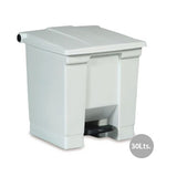 Contentor c/Pedal 30 Litros Branco