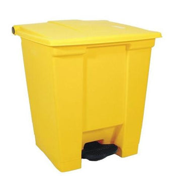 Contentor c/Pedal 30 Litros Amarelo - RUBFG614300YEL