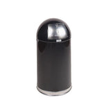 Papeleira Metal EasyPush Aco Revestido 45 Litros Preto