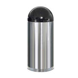 Papeleira Metal EasyPush Aco Inox 55 Litros