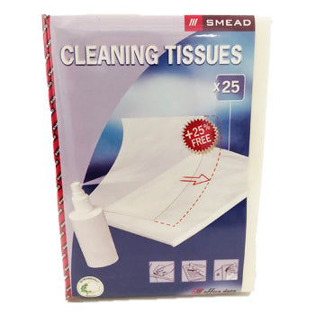 Panos Limpeza Equip (Smead Cleaning Tissues) 25x14cm-25un - SME00320353