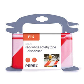 Fita Não Adesiva Sinalização Branco/Verm 80mmx100mts c/Disp - VEL1187-100D